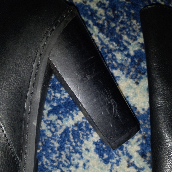 KDB Kelsi Dagger Brooklyn BLACK LAKESIDE OPEN BOOTIES SZ 8 - Picture 6 of 10